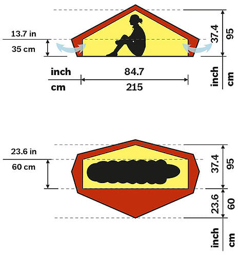 Hilleberg Enan Tunnel tent grün 1 Person - Transa.ch