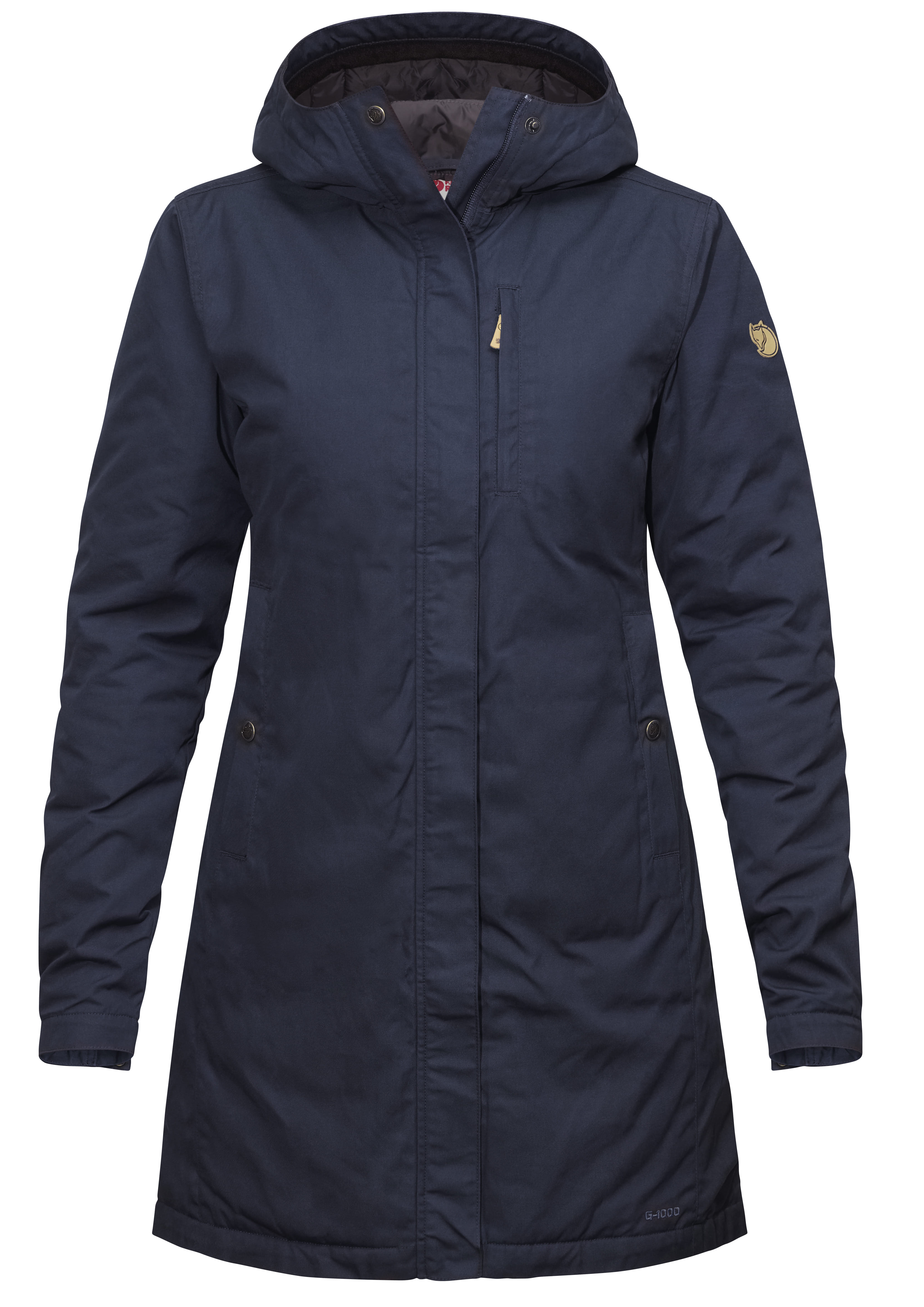 Fjällräven Kiruna Padded Parka W Mantel dark navy XS - Transa.ch
