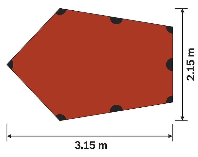 Hilleberg Tarp 5 Tarp one size grün - Transa.ch