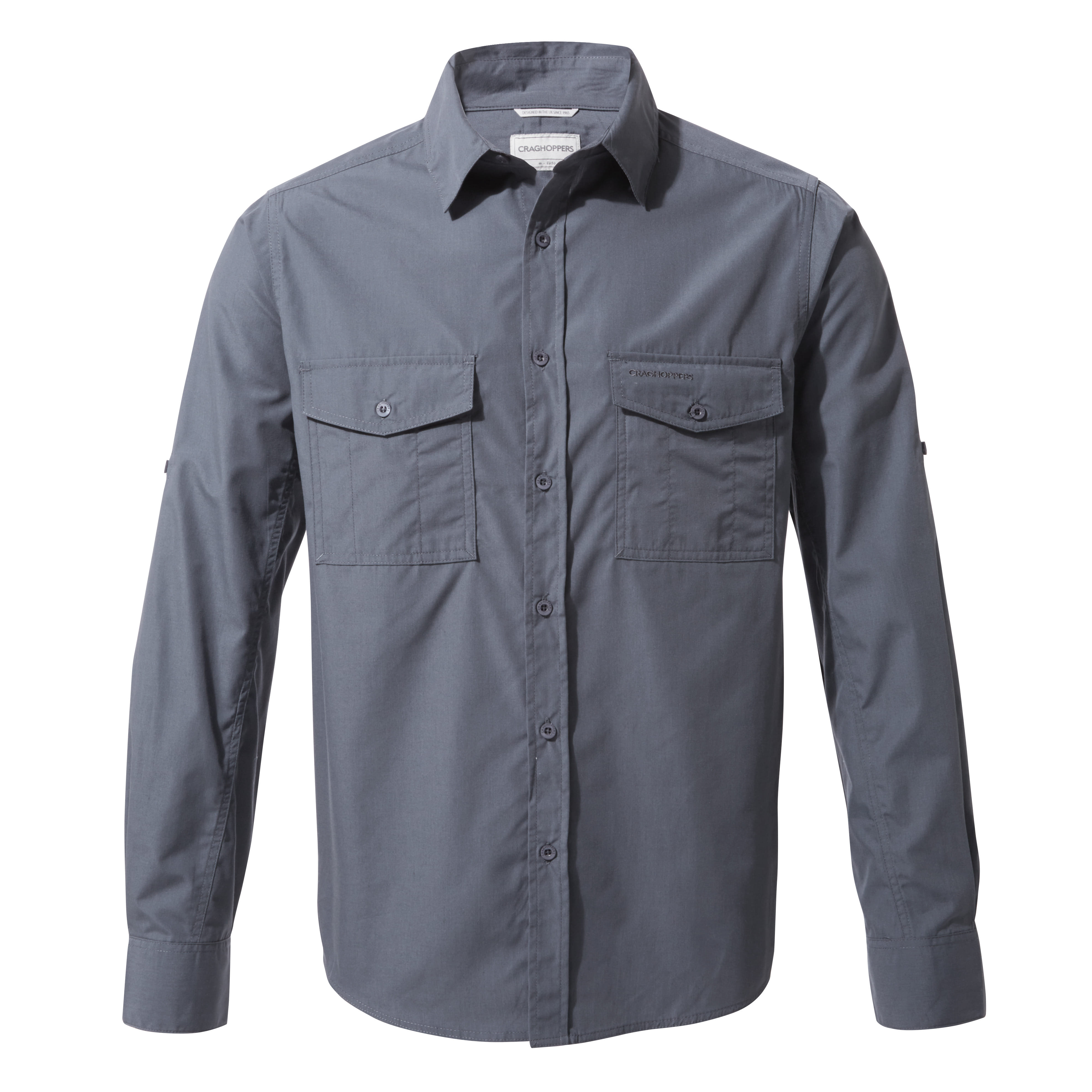 Chemise Craghoppers Adventure Homme XL Gris - Manches Longues