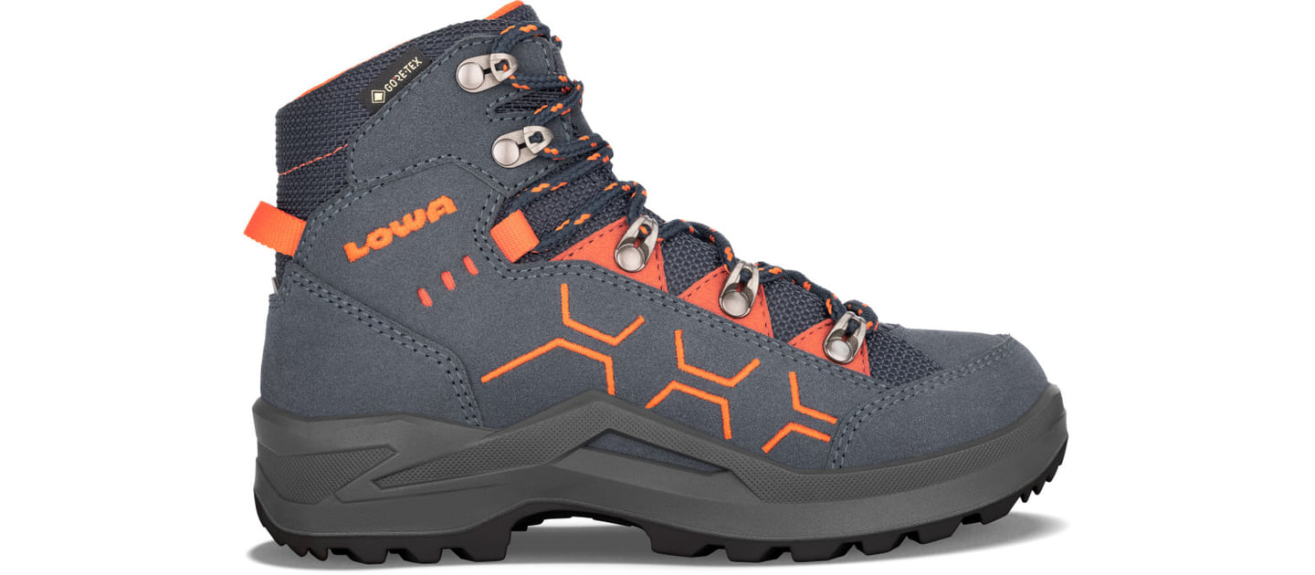 Lowa Kody Evo GTX MID Junior Hiking boots stahlblau/orange