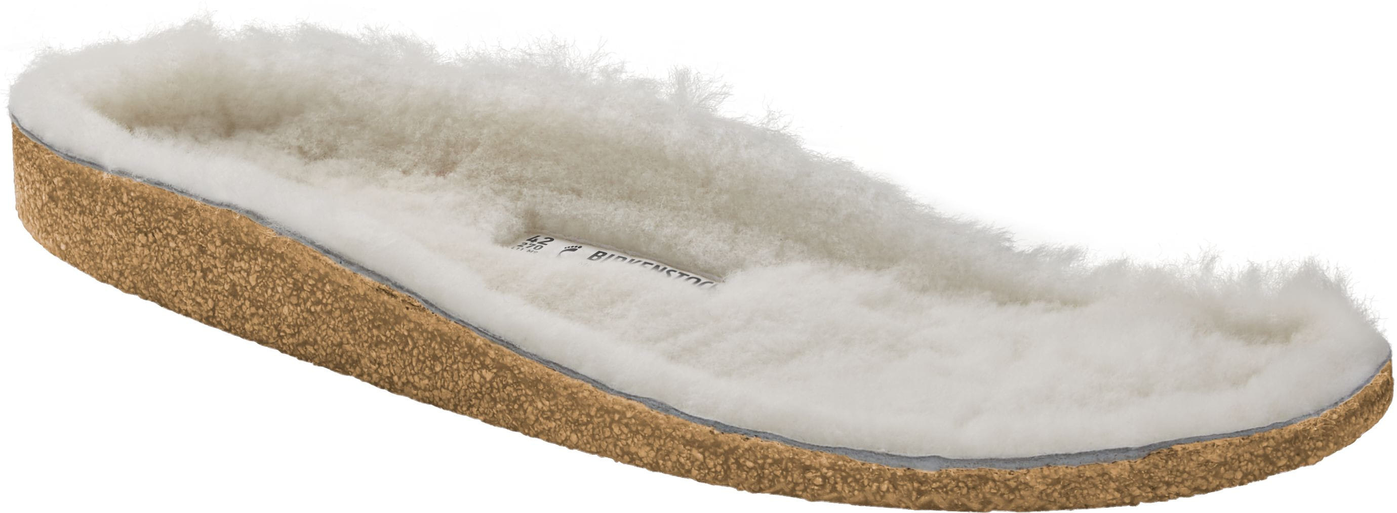 Birkenstock W Footbed Shearling Insole sandshell/creme 38.0 - Transa.ch