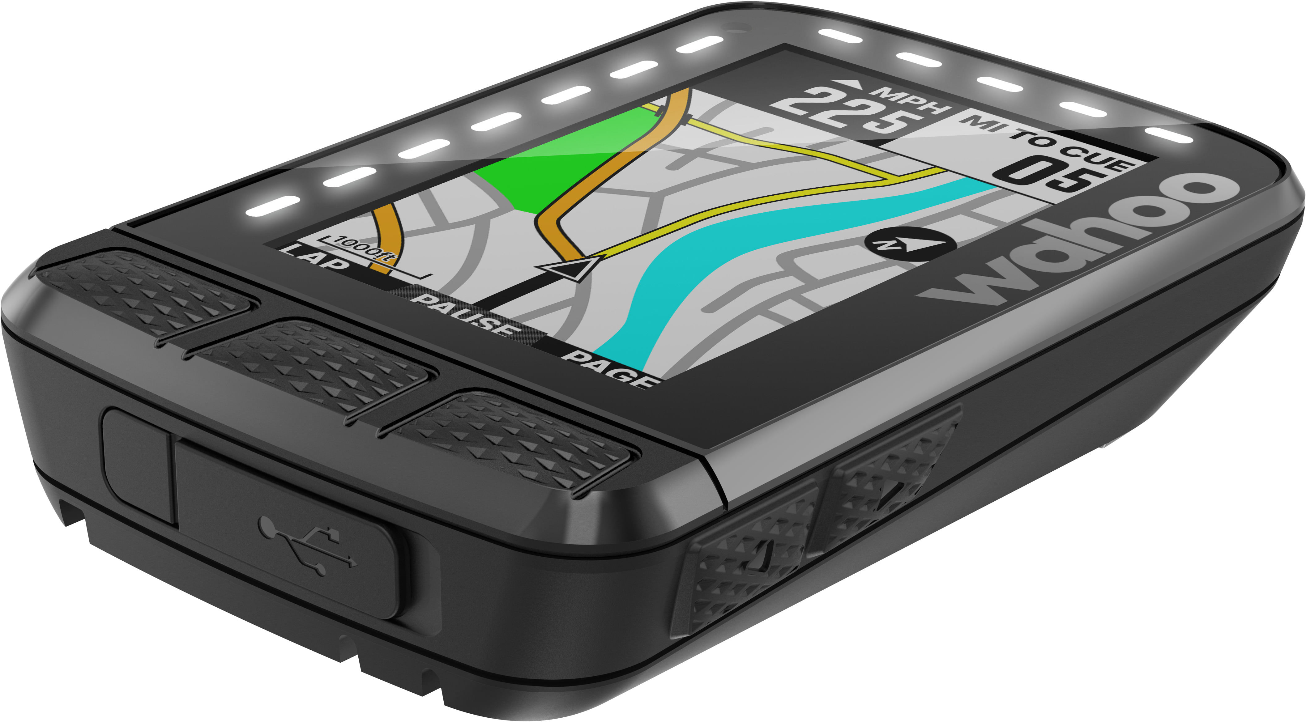 wahoo Elemnt Roam V2 GPS Bicycle computer one size black