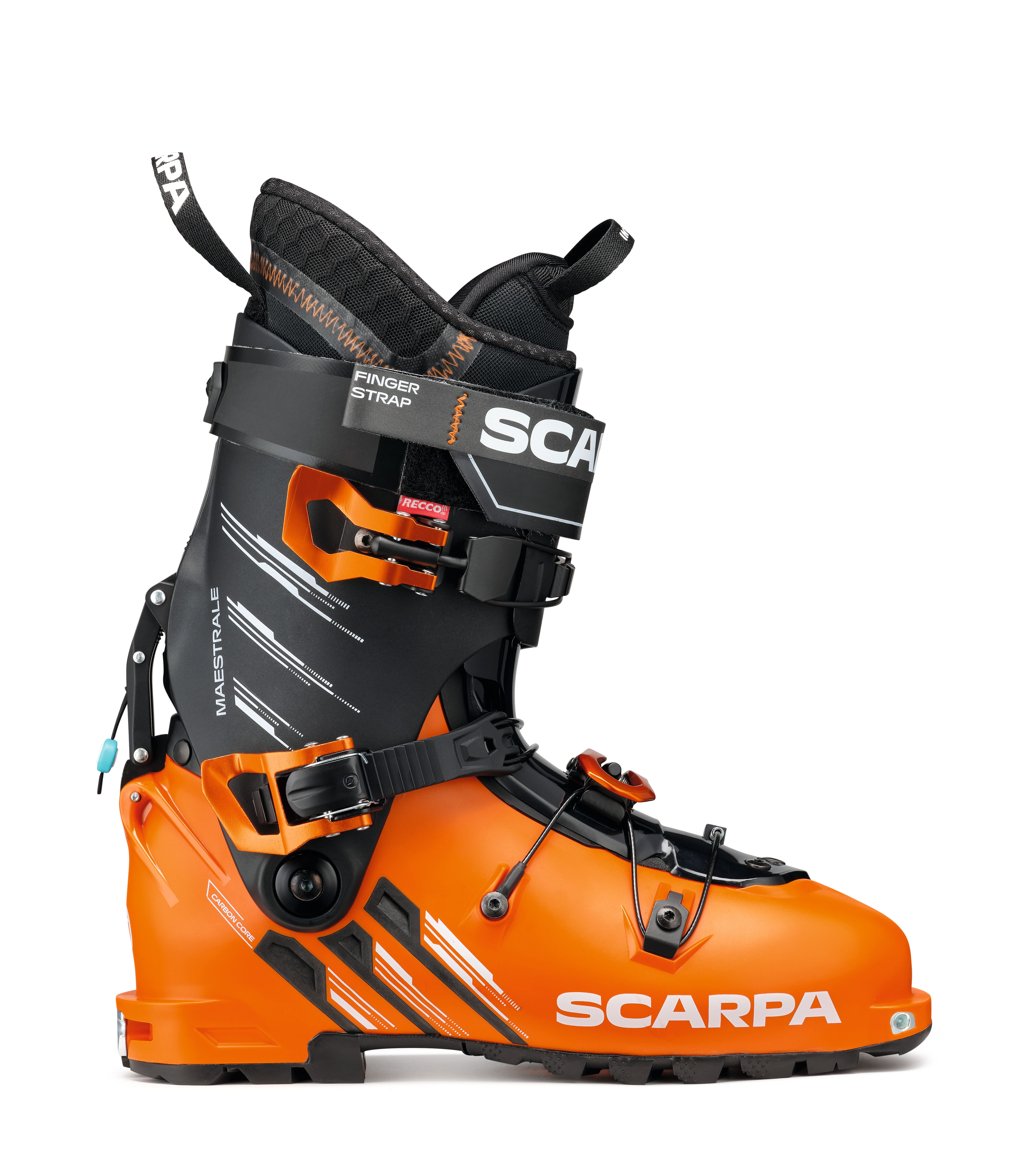 Scarpa Maestrale Skischuhe orange/black 26.0 - Transa.ch