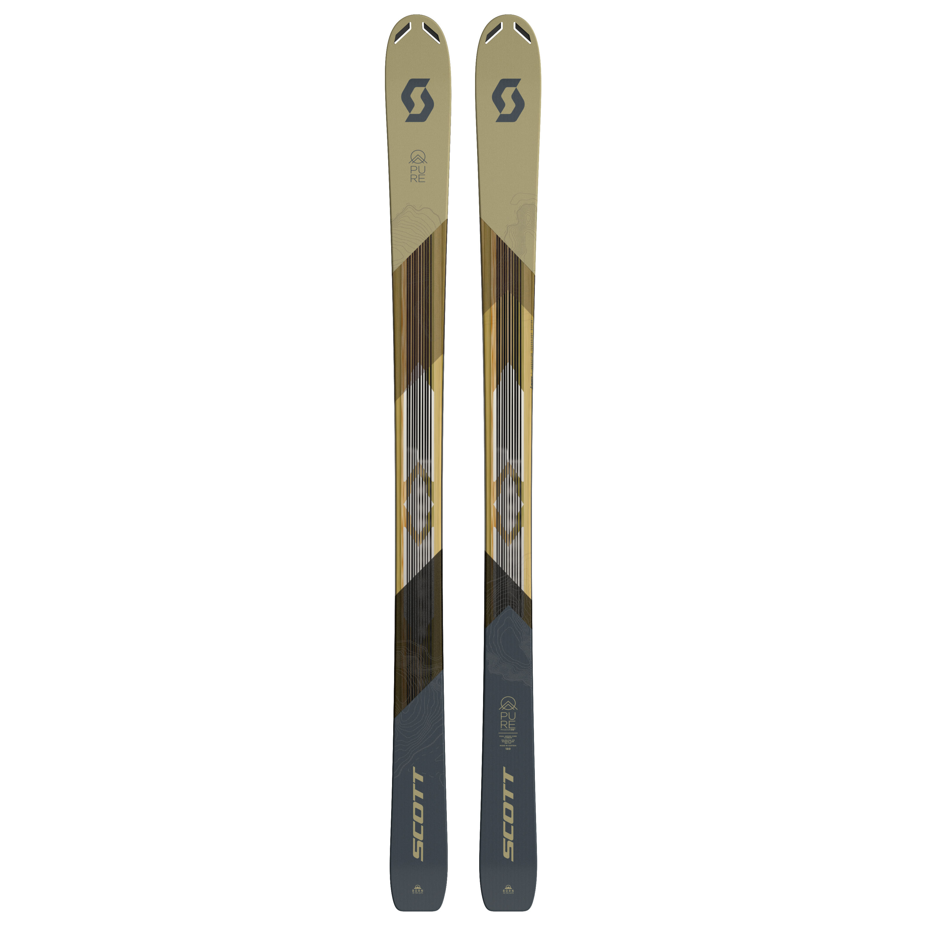 SCOTT Pure Mission 98 Ti Freeride Ski A version 184 cm - Transa.ch