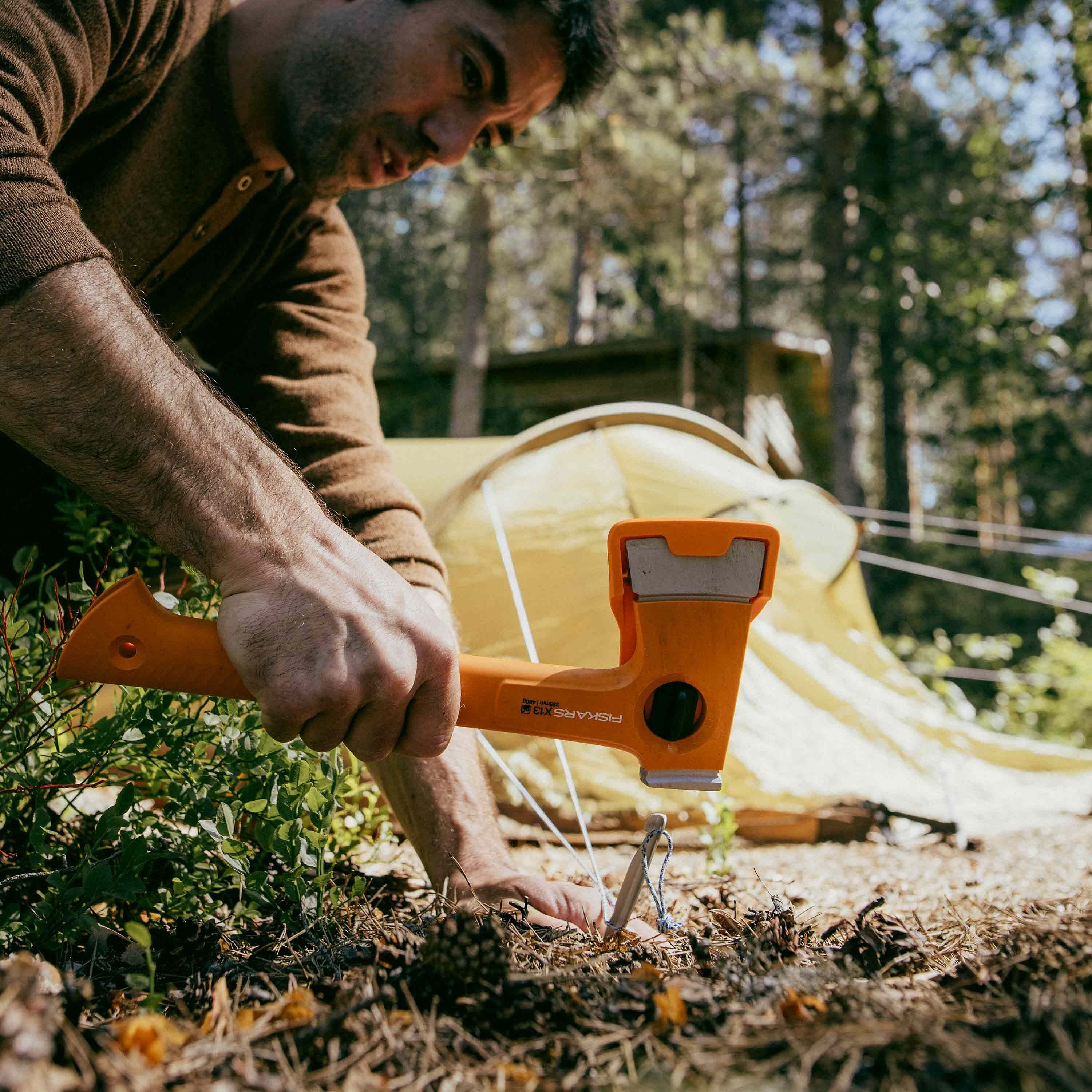 Fiskars X13 Ultraleichte Wanderaxt Axe orange 33 cm - Transa.ch