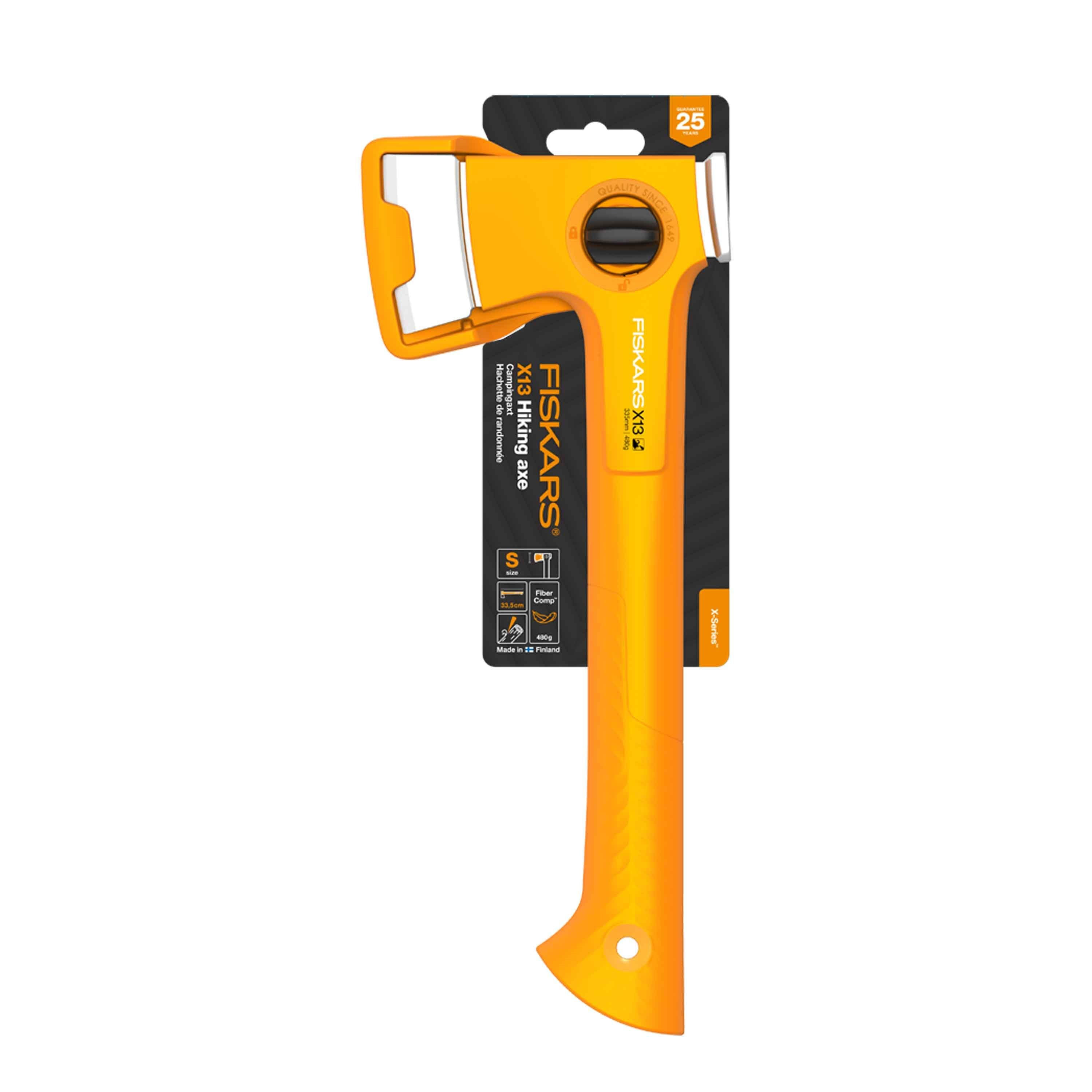 Fiskars X13 Ultraleichte Wanderaxt Axe orange 33 cm - Transa.ch
