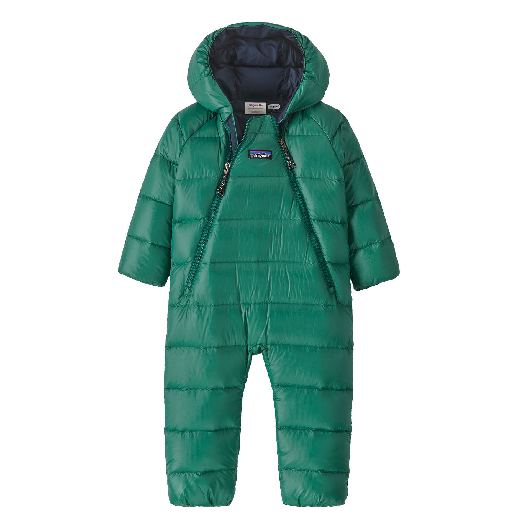 Patagonia Infant Hi-Loft Down Sweater Bunting Overalls conifer