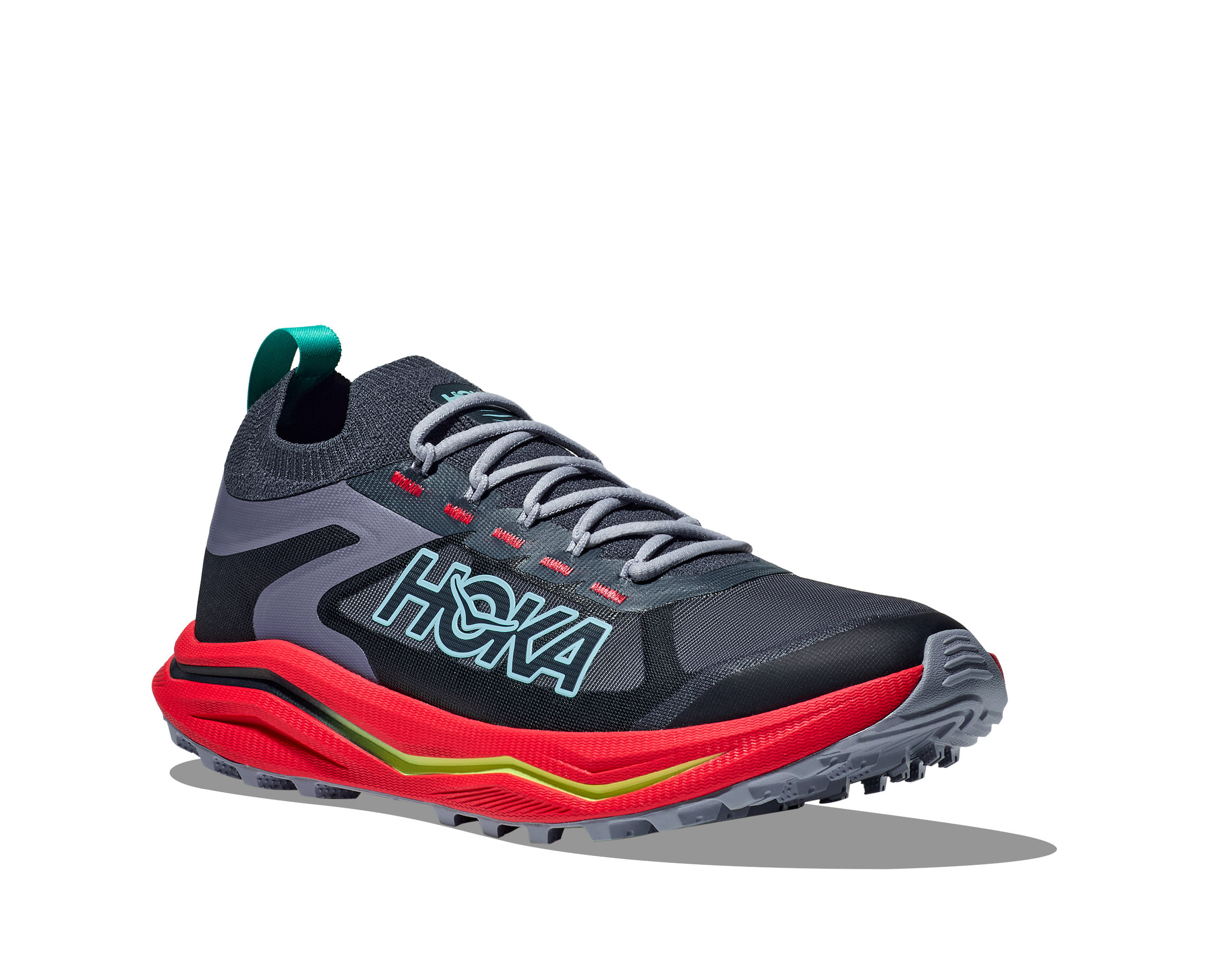 Hoka M Zinal 2 Trail running shoes stormy skies/cerise 10.5 US Men