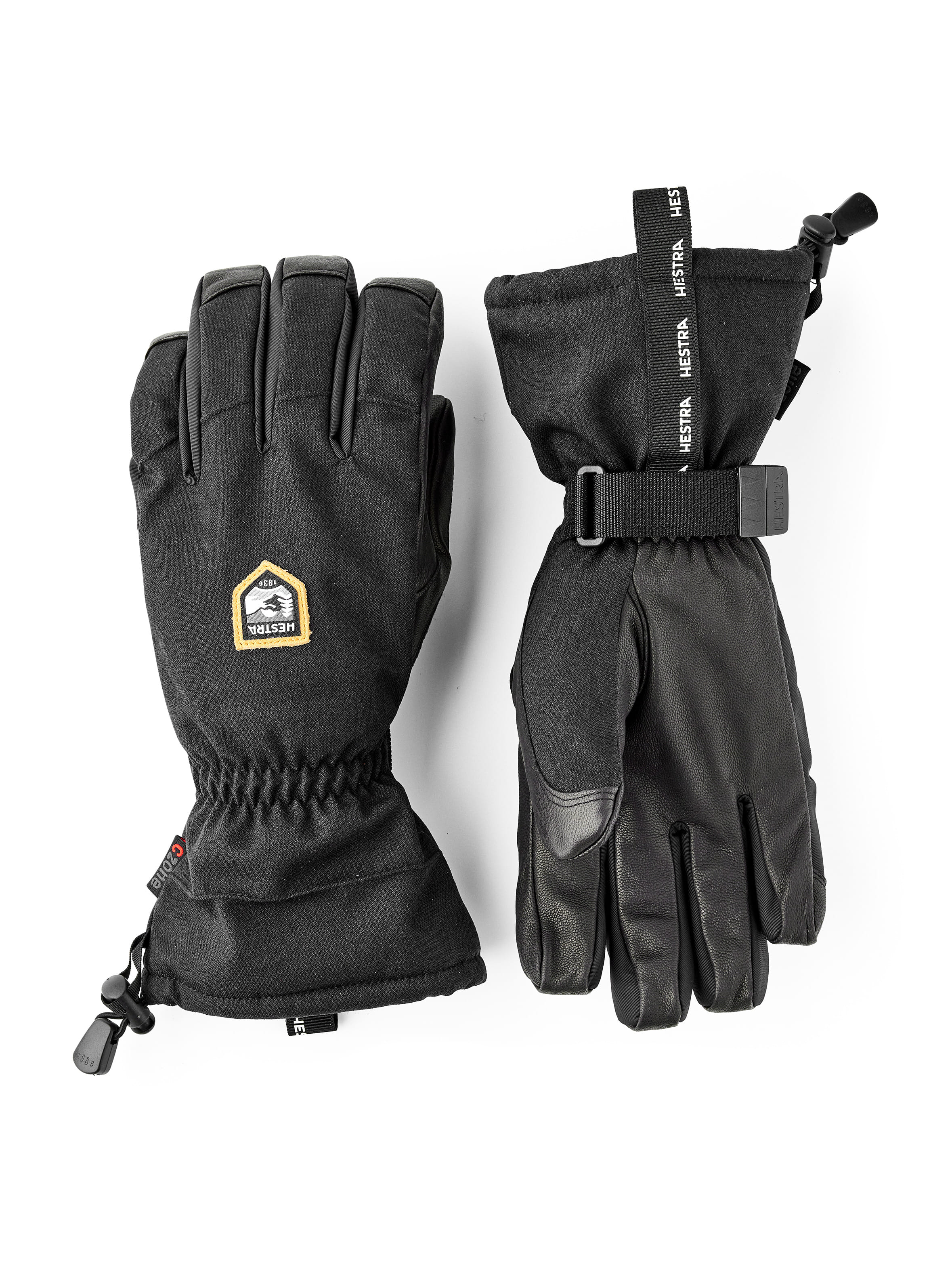 Hestra CZone Mountain 5-Finger Handschuhe Black Grösse 10