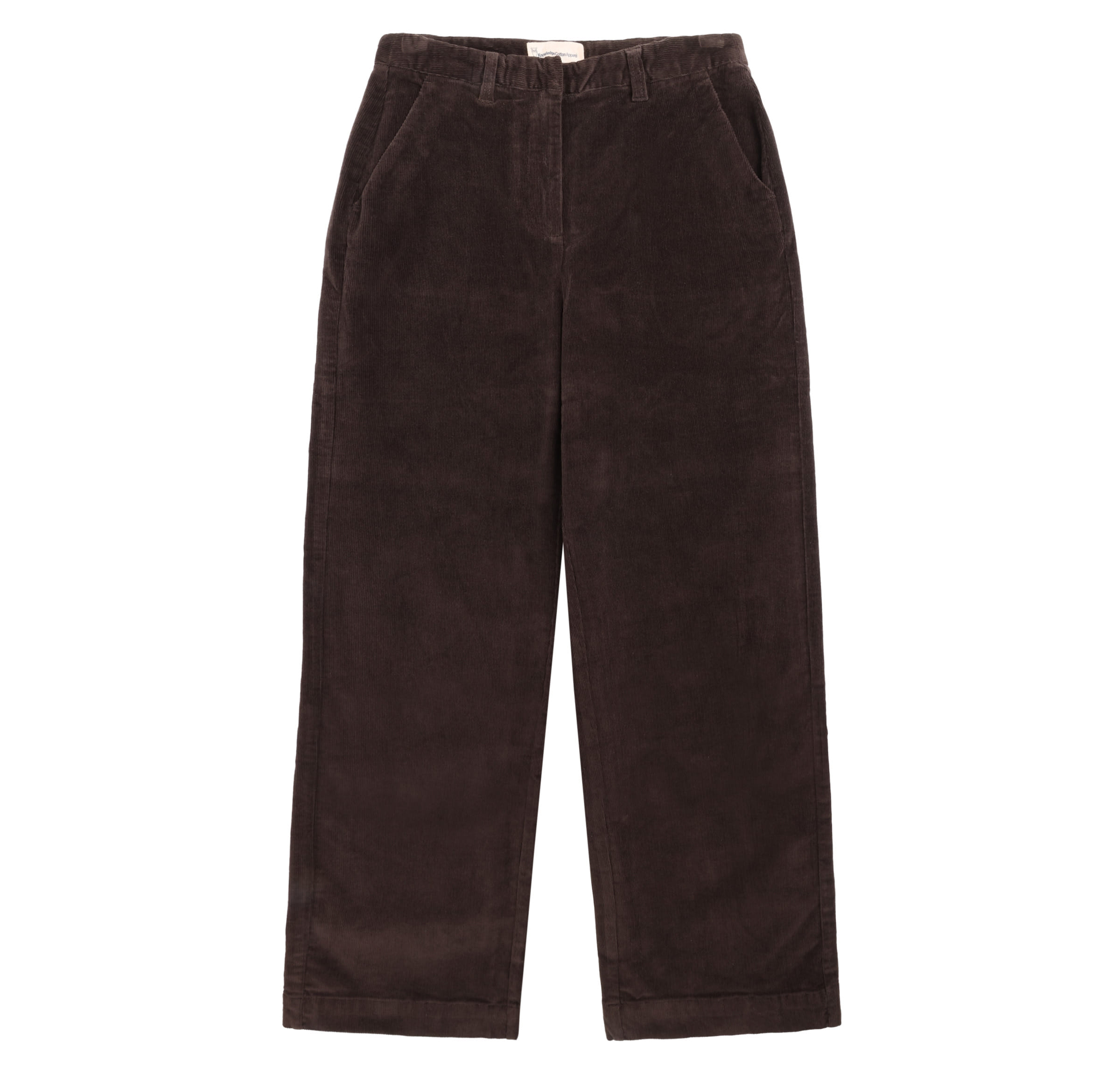 Knowledge Cotton Apparel Posey Wide High-Rise 14 Wales Cord. Pant W ...