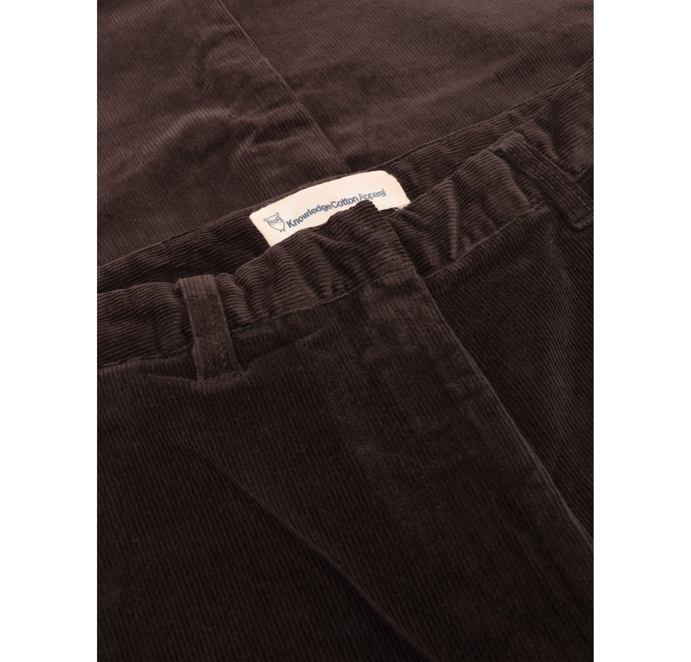 Knowledge Cotton Apparel Posey Wide High-Rise 14 Wales Cord. Pant W ...