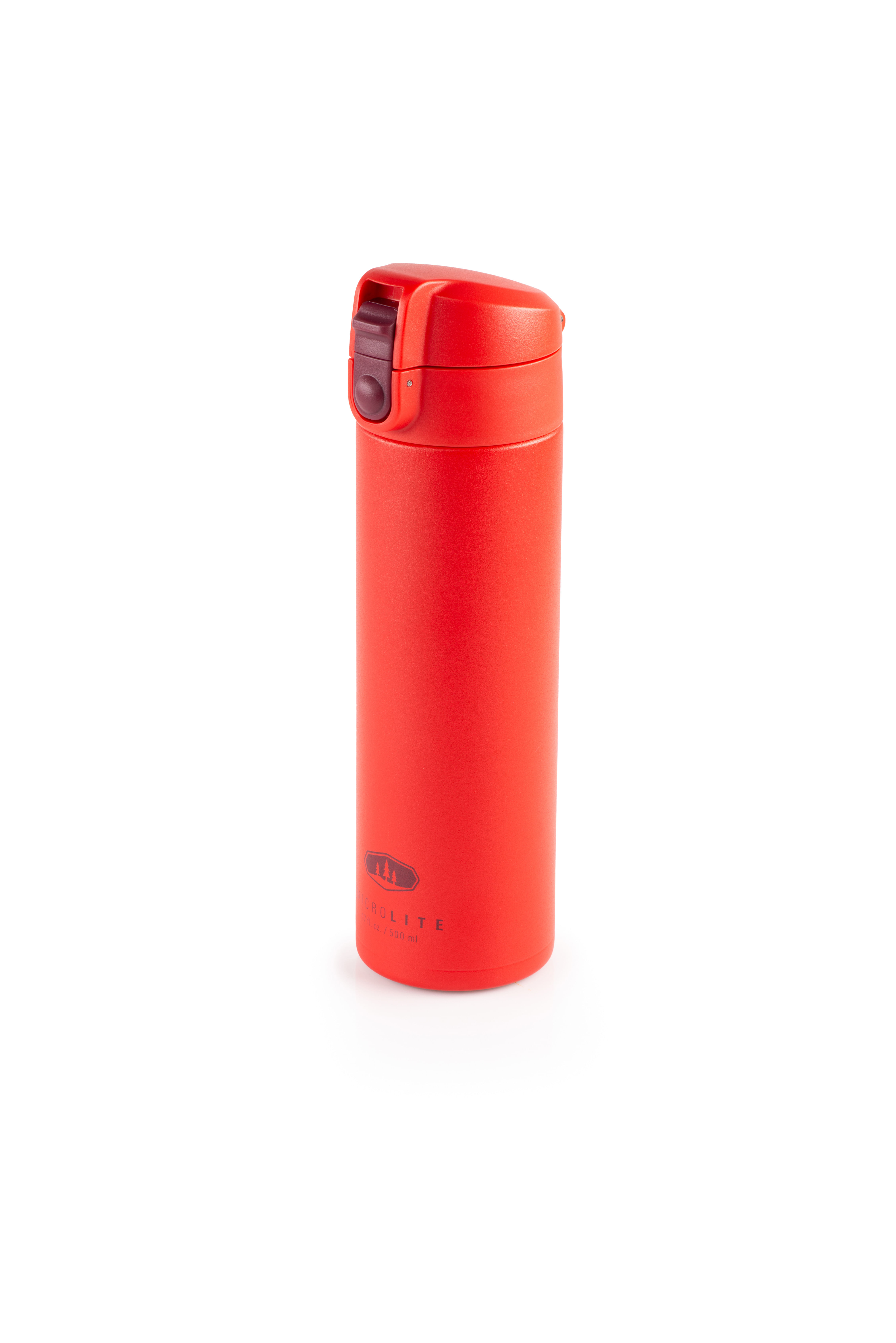 GSI Outdoors Microlite 500 Flip Thermos bottle ruby 500 ml - Transa.ch
