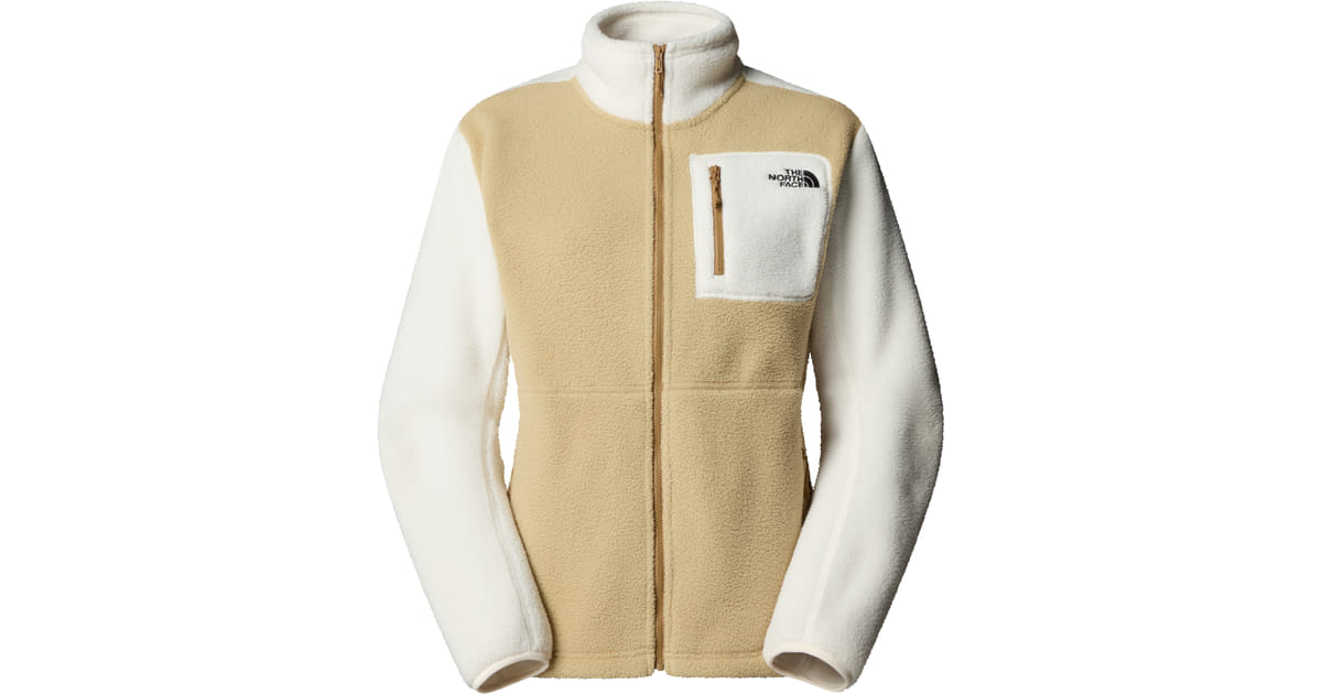 The North Face W Yumiori Full Zip Fleece jacket khaki stone/white