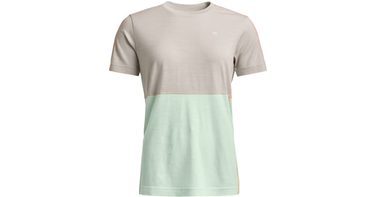 Ortovox 185 Rock'N'Wool Short Sleeve W T-Shirt white tea S - Transa.ch