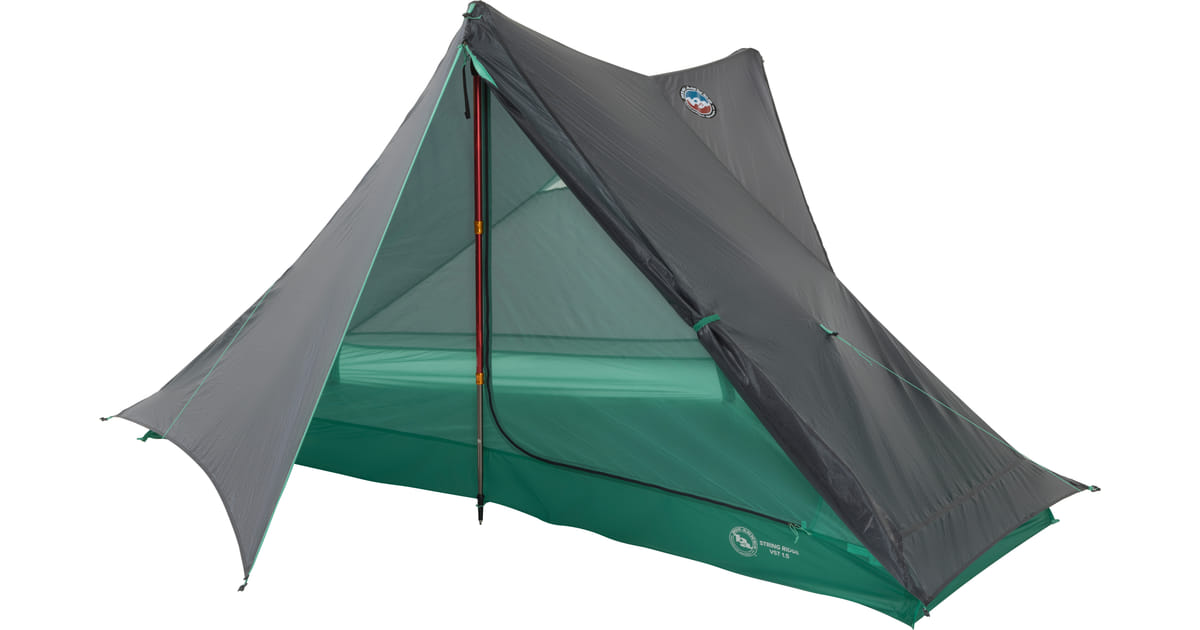Big Agnes String Ridge VST 1.5 Giebelzelt asphalt/mint leaf 1 Person ...